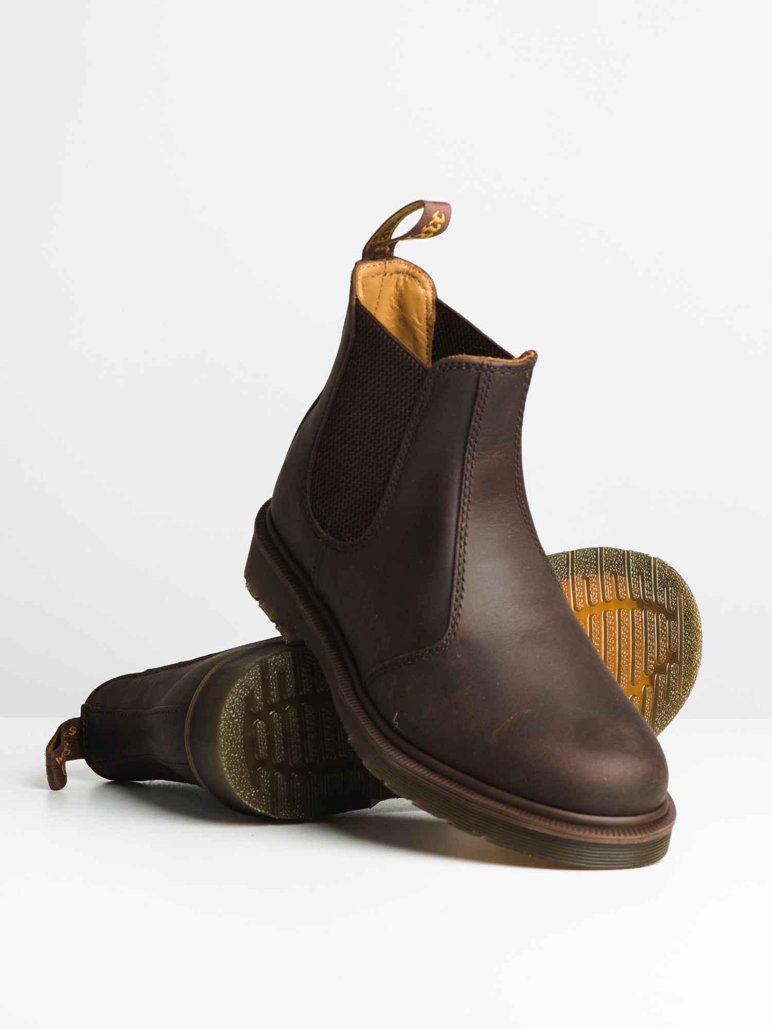 Dr martens brown chelsea boots outlet womens