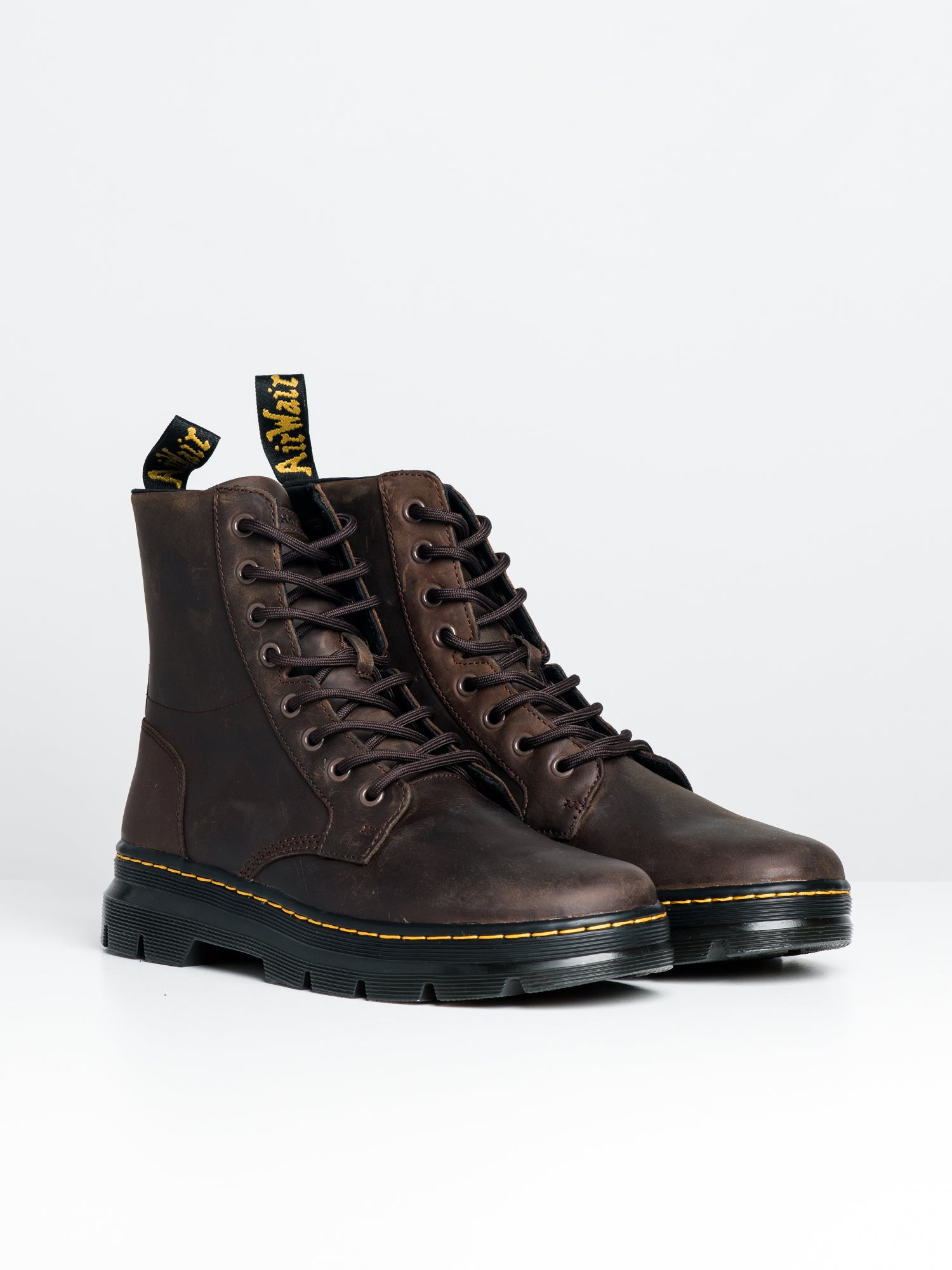 Brown mens doc martens sale