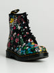 DR MARTENS WOMENS DR MARTENS 1460 FLORAL MASH UP BACKHAND BOOT - CLEARANCE - Boathouse