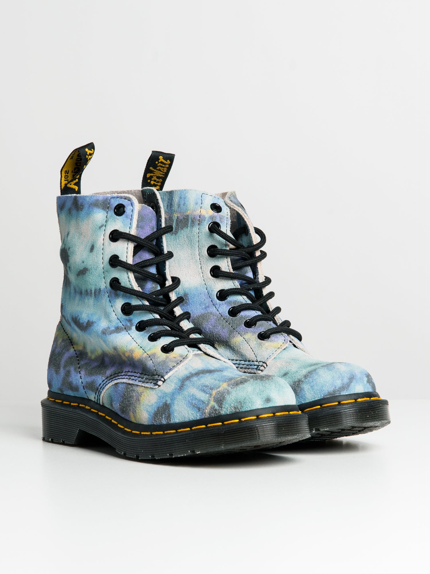 WOMENS DR MARTENS 1460 PASCAL TIE DYE LACE UP BOOTS - CLEARANCE