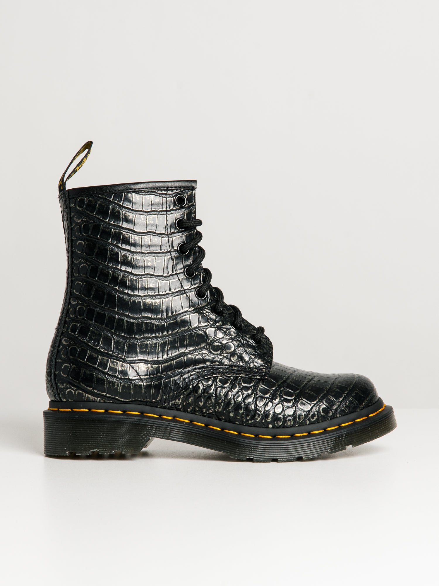 WOMENS DR MARTENS 1460 WILD CROC BOOTS CLEARANCE