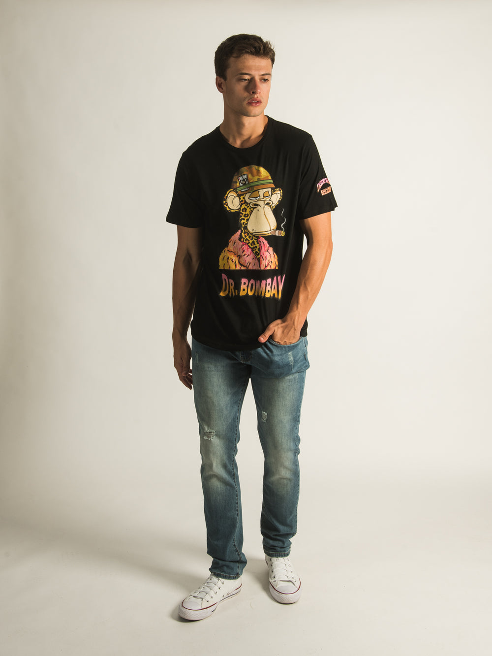 CROOKS & CASTLES DR BOMBAY T-SHIRT  - CLEARANCE