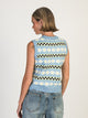 DAISY STREET LTD DAISY STREET LTD FAIRISLE KNITTED VEST - Boathouse