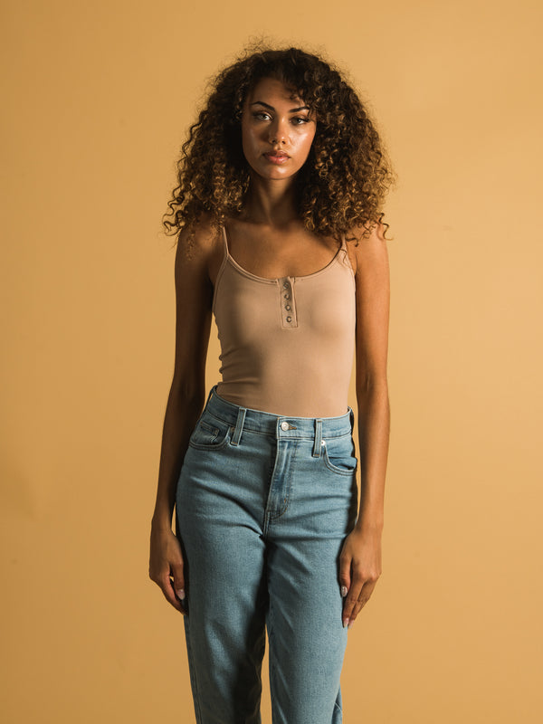 DYNAMIC SKINNY STRAP SNAP BODYSUIT  - CLEARANCE