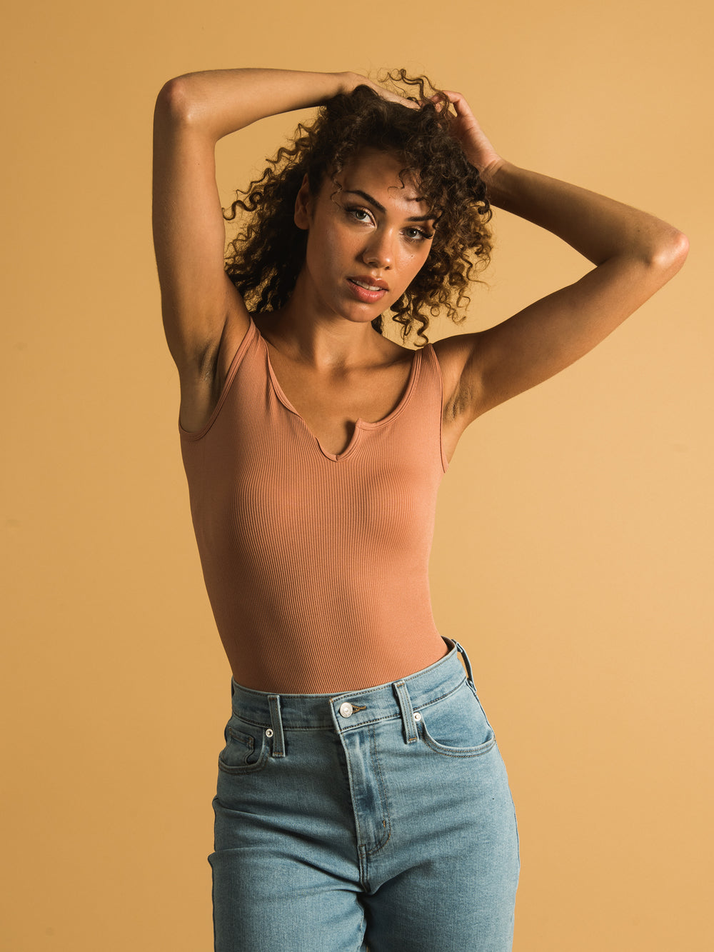 DYNAMIC SPLIT HEM BODYSUIT  - CLEARANCE