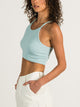 DYNAMIC DYNAMIC THICK RIB RACERBACK CROP TANK - Boathouse