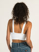 DYNAMIC DYNAMIC DEEP V CROP RIBBED BRALETTE  - CLEARANCE - Boathouse