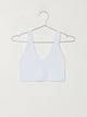 DYNAMIC DYNAMIC DEEP V CROP RIBBED BRALETTE  - CLEARANCE - Boathouse