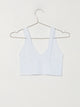 DYNAMIC DYNAMIC DEEP V CROP RIBBED BRALETTE  - CLEARANCE - Boathouse