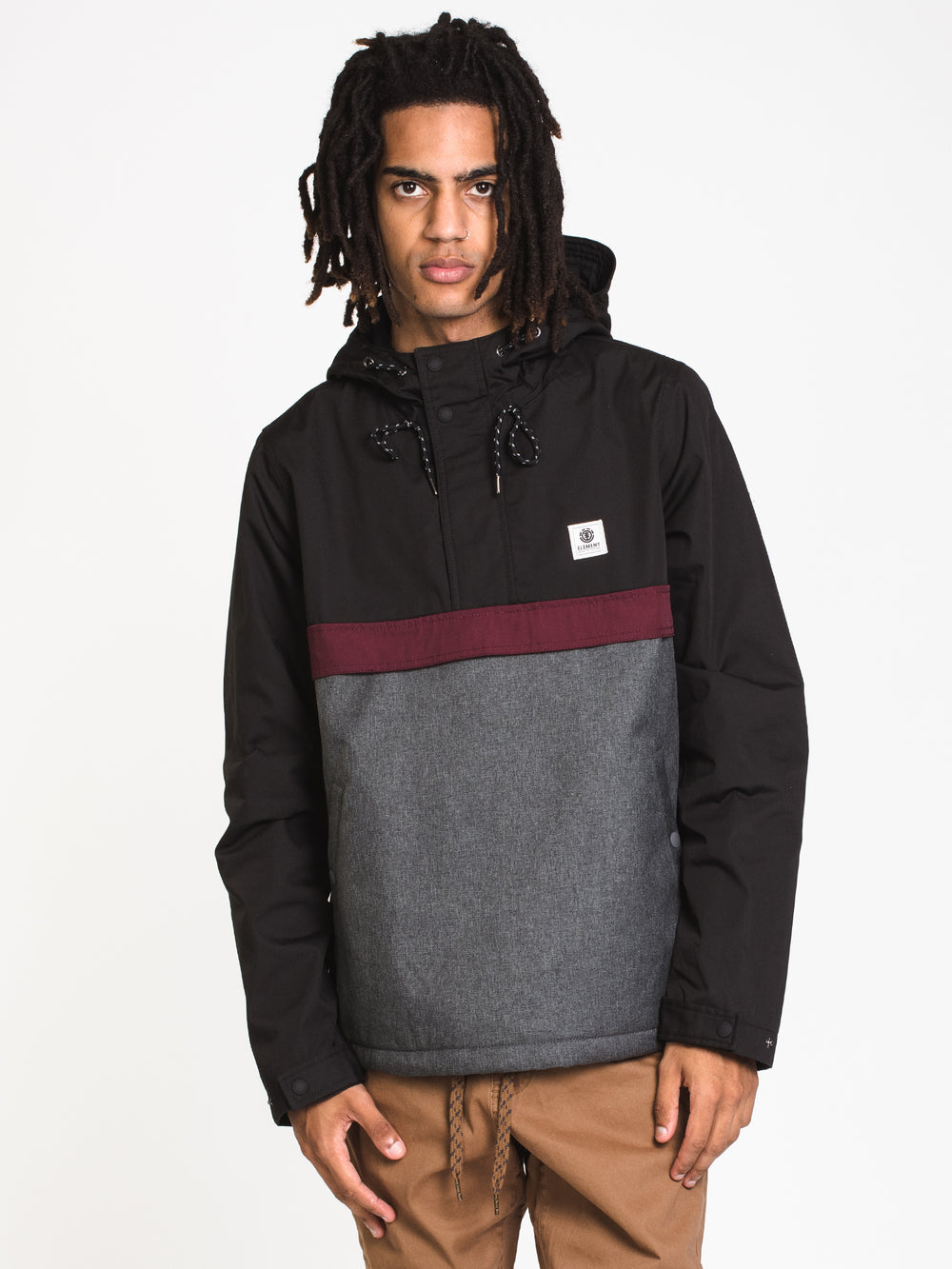 ELEMENT BARROW 3 TONES 1/4 ZIP JACKET - CLEARANCE