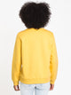 ESPRIT WOMENS VINTAGE CREW - YELLOW - CLEARANCE - Boathouse