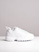 FILA WOMENS DISRUPTER II PREMIUM WHITE SNEAKERS - CLEARANCE - Boathouse