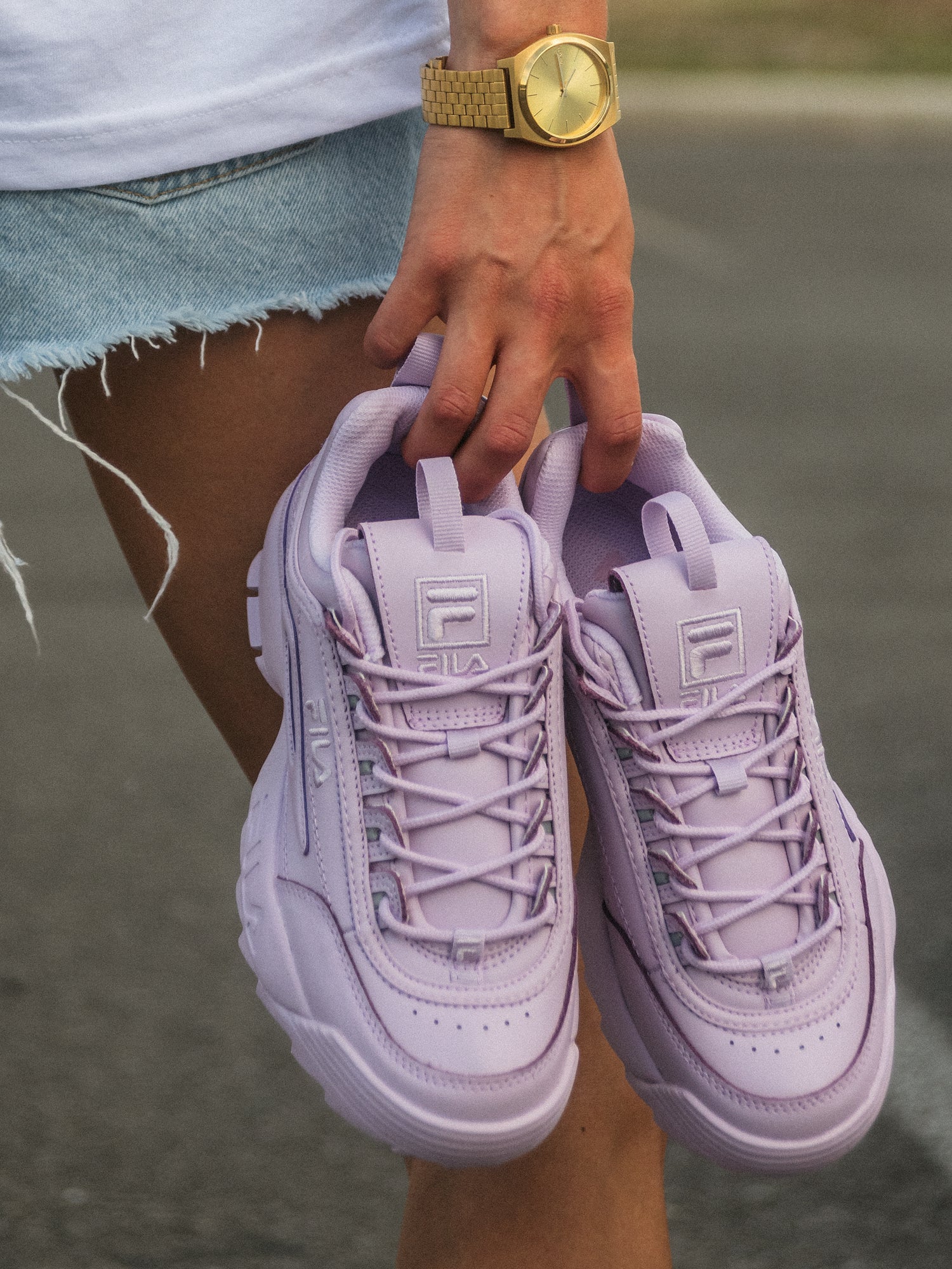 WOMENS FILA DISRUPTOR 2 SNEAKER CLEARANCE