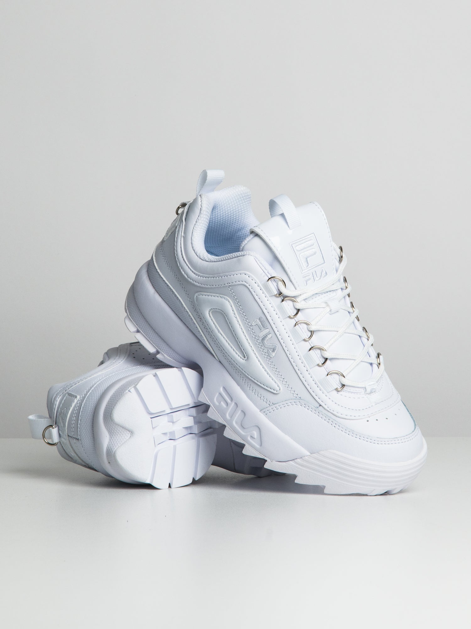 Fila disruptor off on sale white