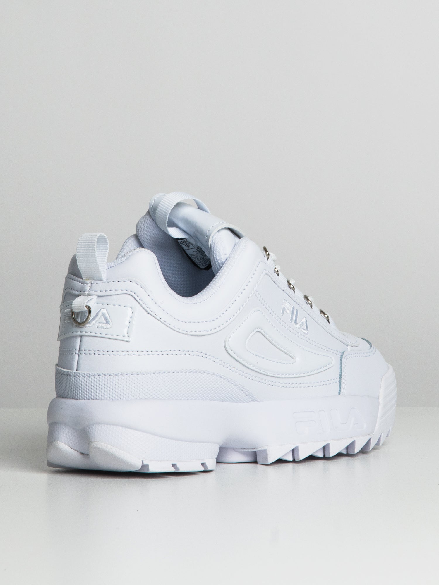 All white hot sale fila disruptor