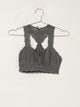 FREE PEOPLE FREE PEOPLE GALLOON LACE RACERBACK - GRAPHITE - CLEARANCE - Boathouse