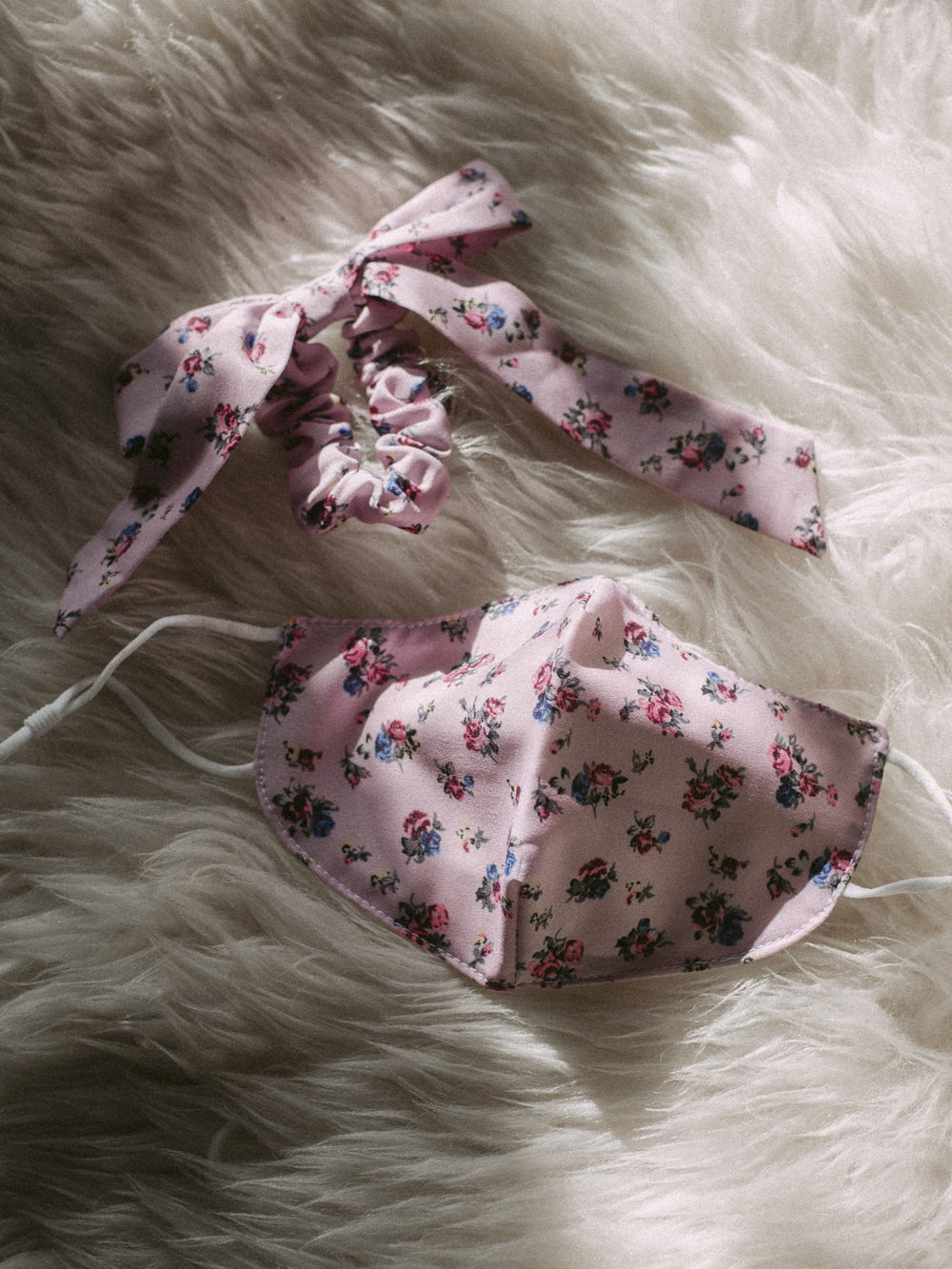 FREE PEOPLE MASK & BOW FLORAL PACK - LILAS - DÉSTOCKAGE