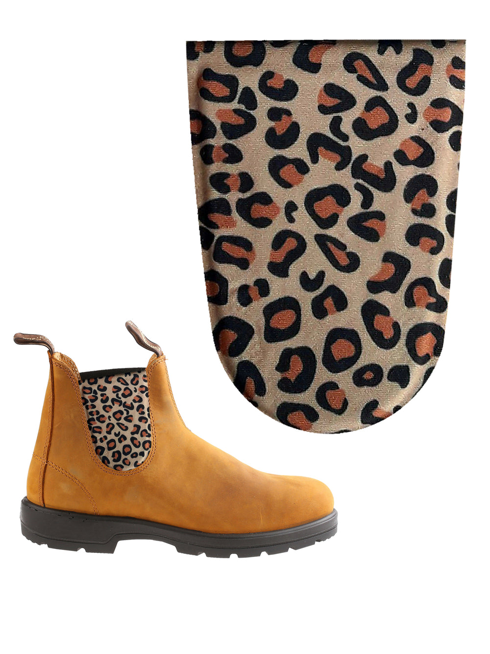 FUNSTONZE BOOT CLIP - LEOPARD - CLEARANCE