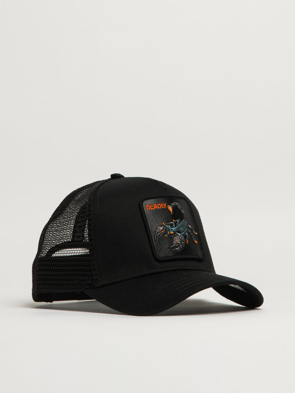 GOORIN BROS DEADLY SCORPION TRUCKER HAT - BLACK