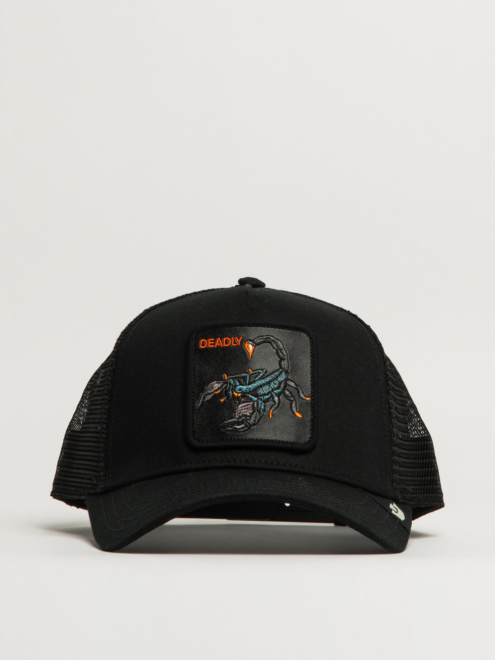 GOORIN BROS DEADLY SCORPION TRUCKER HAT - BLACK
