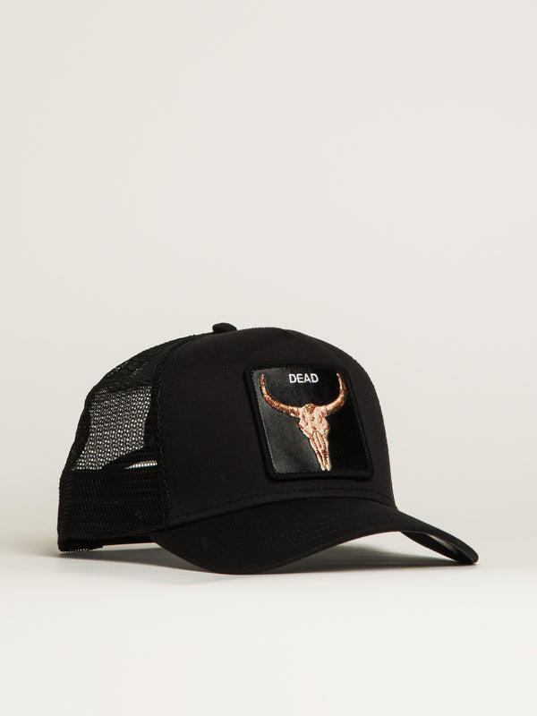 GOORIN BROS DEAD TRUCKER HAT - BLACK