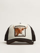 CHAPEAU DE CAMION LONGHORN OVER THE LINE GOORIN BROS - MARRON