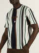 GUESS GUESS GO BRANDT STRIPE T-SHIRT - Boathouse