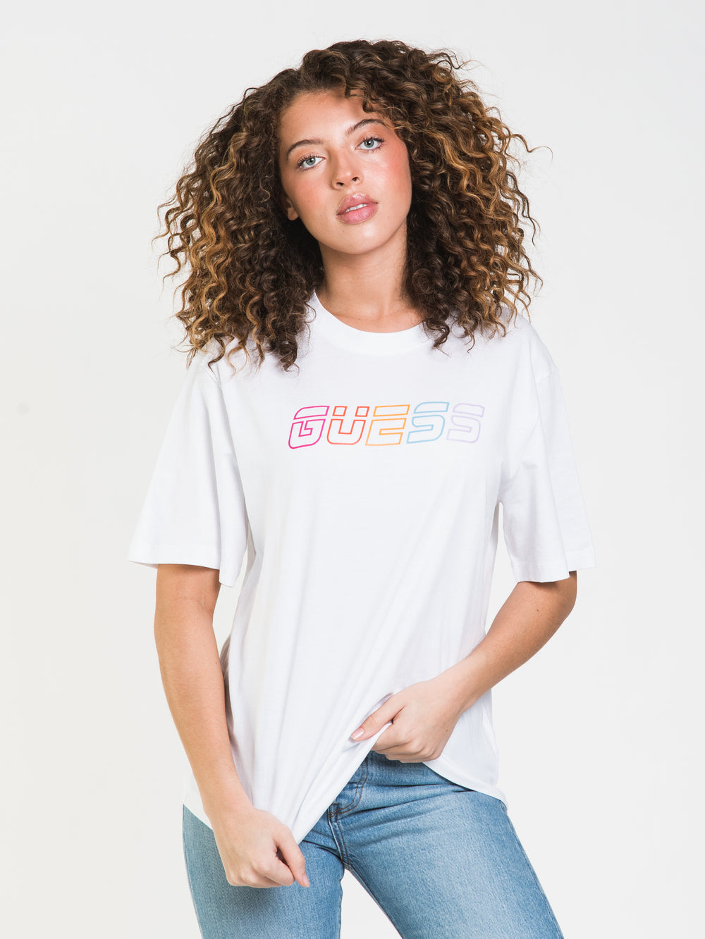 GUESS ESSIE CREWNECK T-SHIRT - CLEARANCE