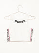 GUESS WOMENS SPORTY RIB LINDA - WHITE - CLEARANCE - Boathouse