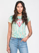 GUESS GUESS TIE DYE SHORT SLEEVE BABY TEE  - CLEARANCE - Boathouse