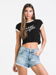 GUESS GUESS ORIGINALS CROPPED SHORT SLEEVE RINGER TEE - CLEARANCE - Boathouse