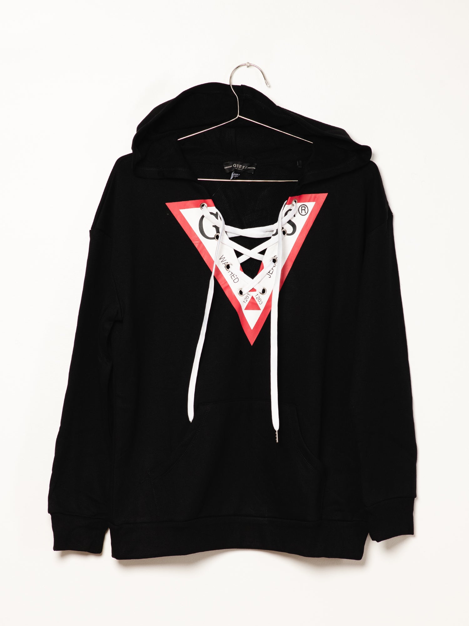 Red 2024 guess hoodie