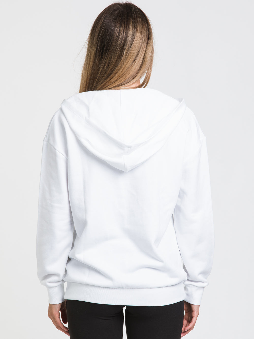 GUESS TRIANGLE LOGO FRONT DENTELLE PULL HOODIE - DESTOCKAGE