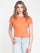 HARLOW WOMENS WAFFLE TEE - CLEARANCE - Boathouse