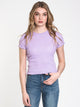 HARLOW WOMENS WAFFLE TEE - CLEARANCE - Boathouse