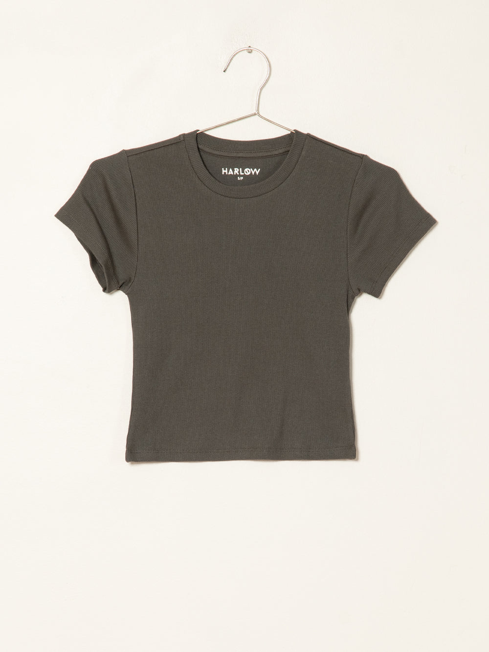 HARLOW RIBBED BABY TEE - CLEARANCE