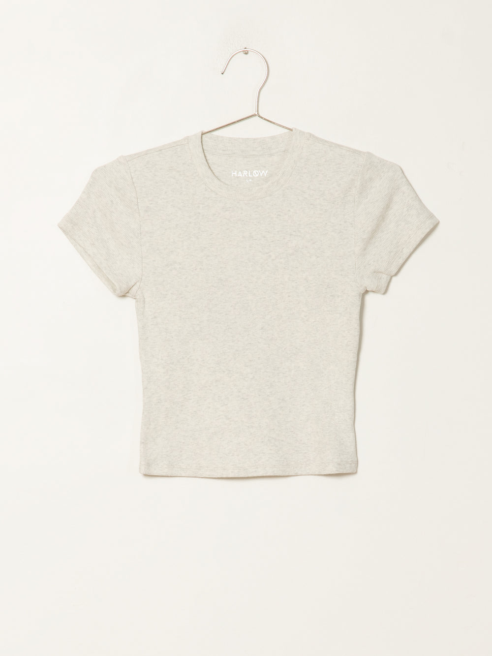 HARLOW RIBBED BABY TEE - CLEARANCE