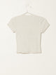 HARLOW HARLOW RIBBED BABY TEE - CLEARANCE - Boathouse