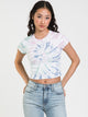 HARLOW HARLOW RIBBED TIE DYE BABY TEE - CLEARANCE - Boathouse