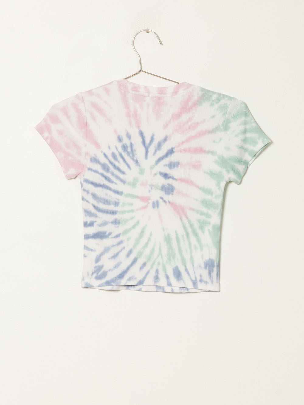 HARLOW RIBBED TIE DYE BABY TEE - CLEARANCE