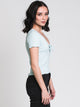 HARLOW HARLOW POINTELLE SCOOP TEE - CLEARANCE - Boathouse