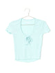 HARLOW HARLOW POINTELLE SCOOP TEE - CLEARANCE - Boathouse