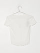 HARLOW HARLOW POINTELLE SCOOP TEE - CLEARANCE - Boathouse