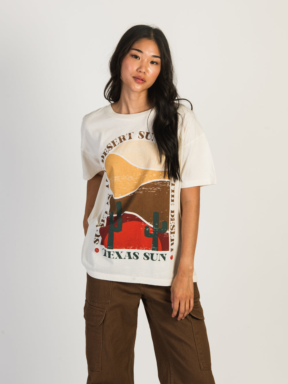 Daisy Street oversized t-shirt with Montana graphic