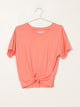 HARLOW LAYLA KNOTTED TEE - CLEARANCE