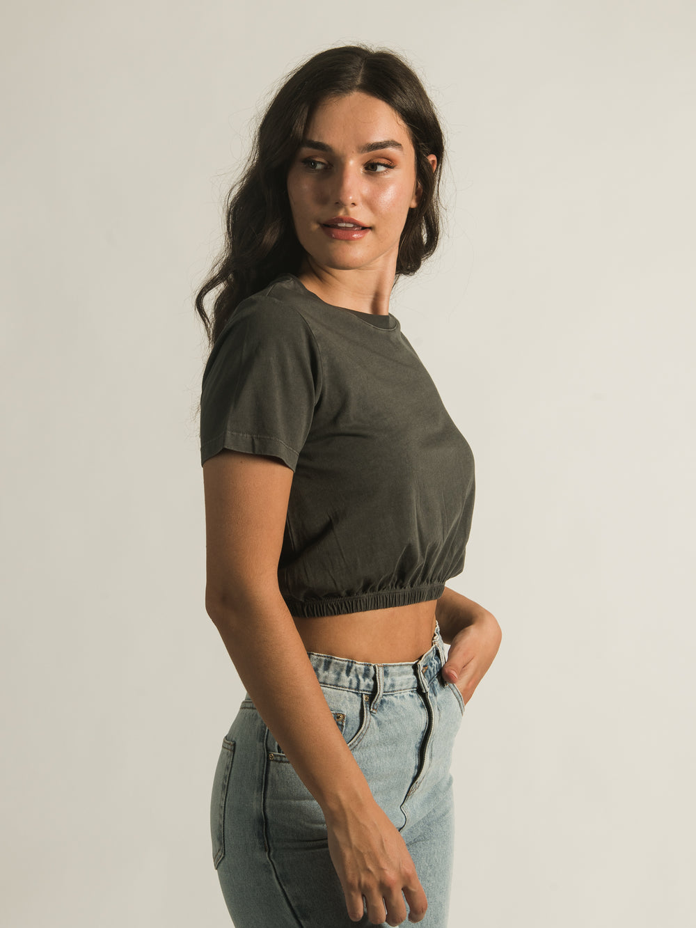 HARLOW MONICA ELASTIC TEE - CLEARANCE