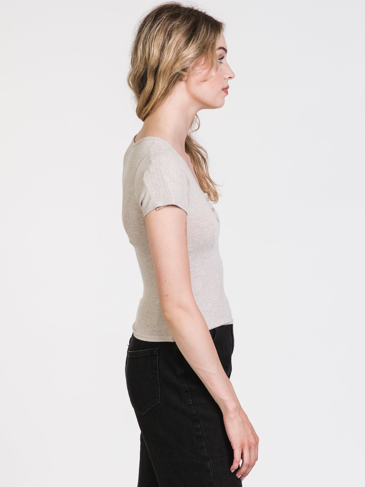 HARLOW CARA HENLEY TEE MIX - CLEARANCE