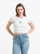 HARLOW HARLOW ALLIE WAFFLE EMBROIDERED TEE - CLEARANCE - Boathouse