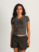 HARLOW HARLOW STEVIE TEE - CHARCOAL - Boathouse