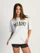 HARLOW HARLOW SYDNEY OVERSIZED MELANGE TEE - MIAMI - Boathouse